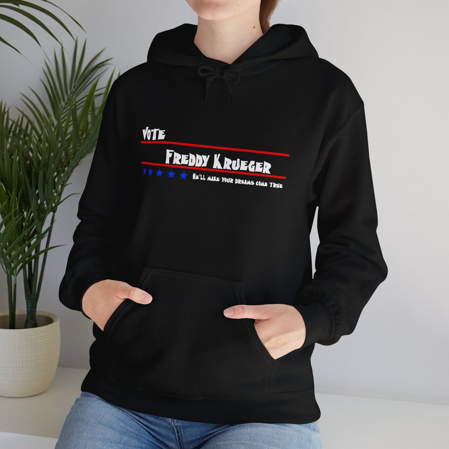 Vote Freddy Krueger Hoodie - Unisex Heavy Blend