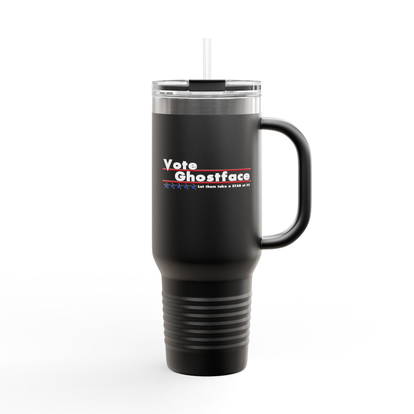 Vote Ghostface Insulated Travel Mug - 40oz