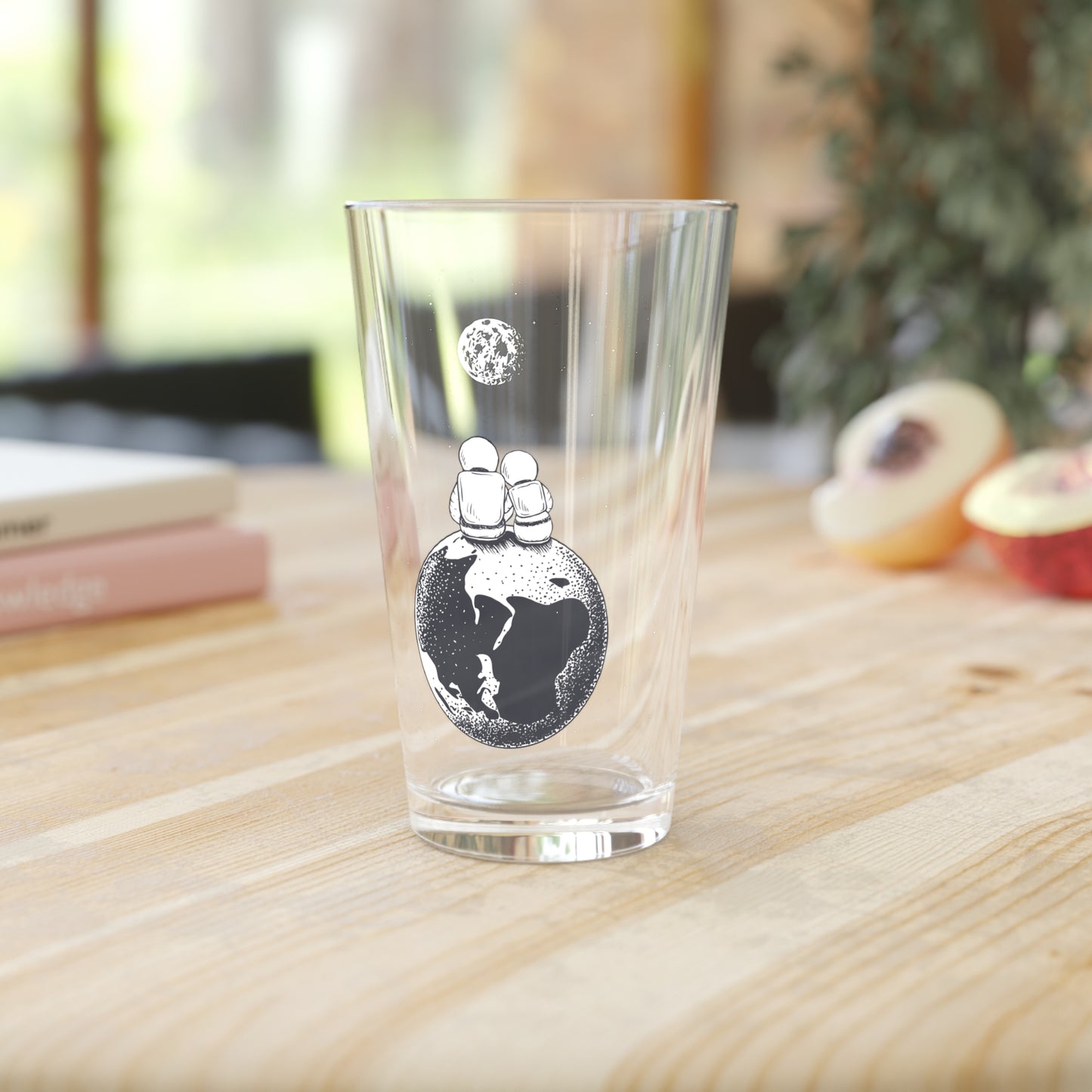 Together in Space Pint Glass, 16oz
