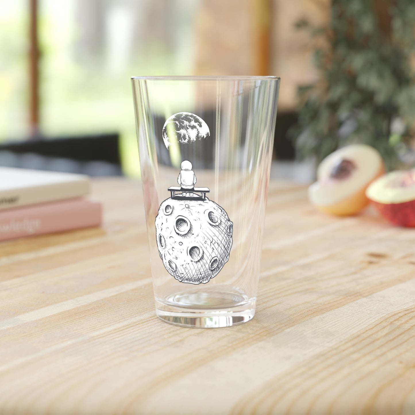 Alone in Space Pint Glass, 16oz