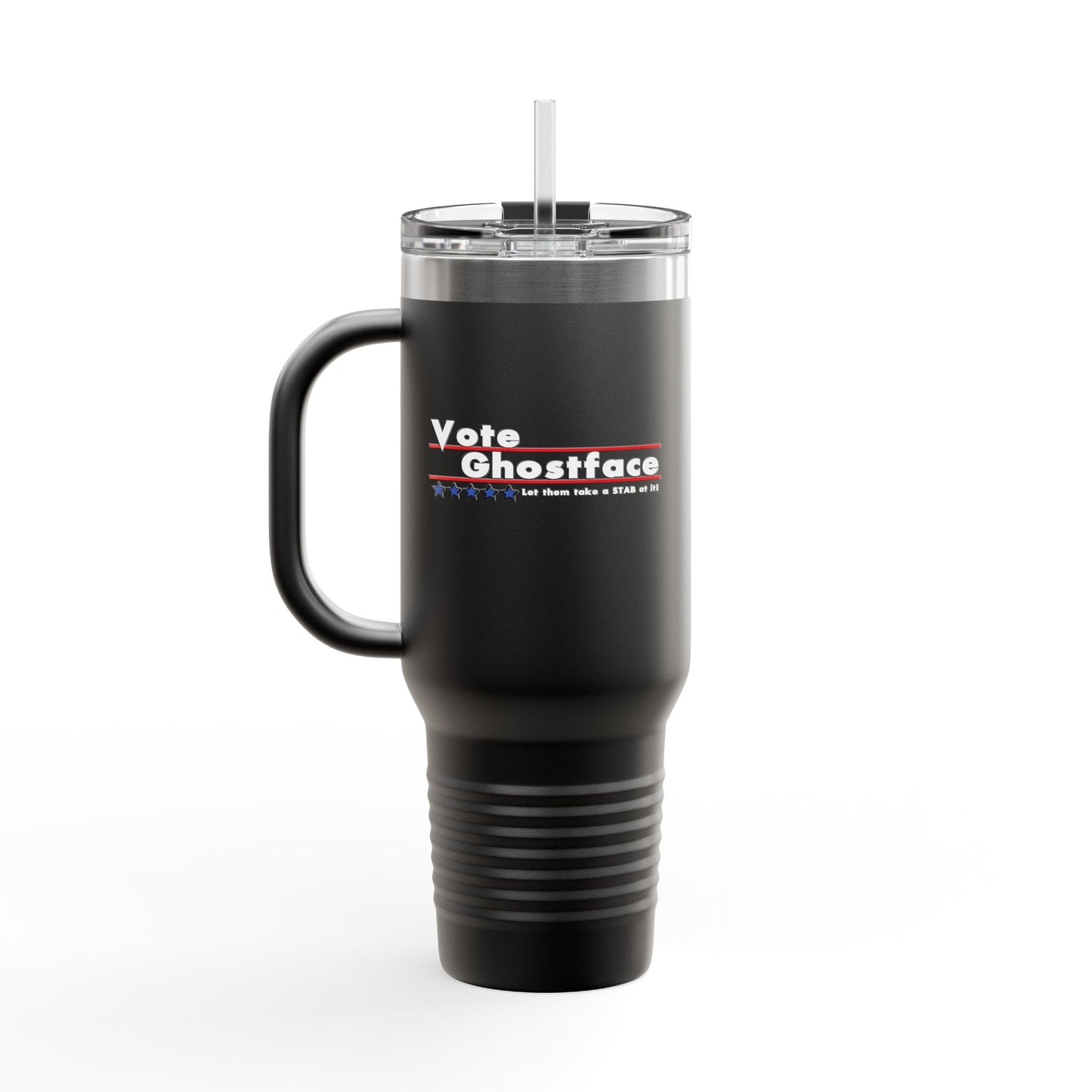 Vote Ghostface Insulated Travel Mug - 40oz