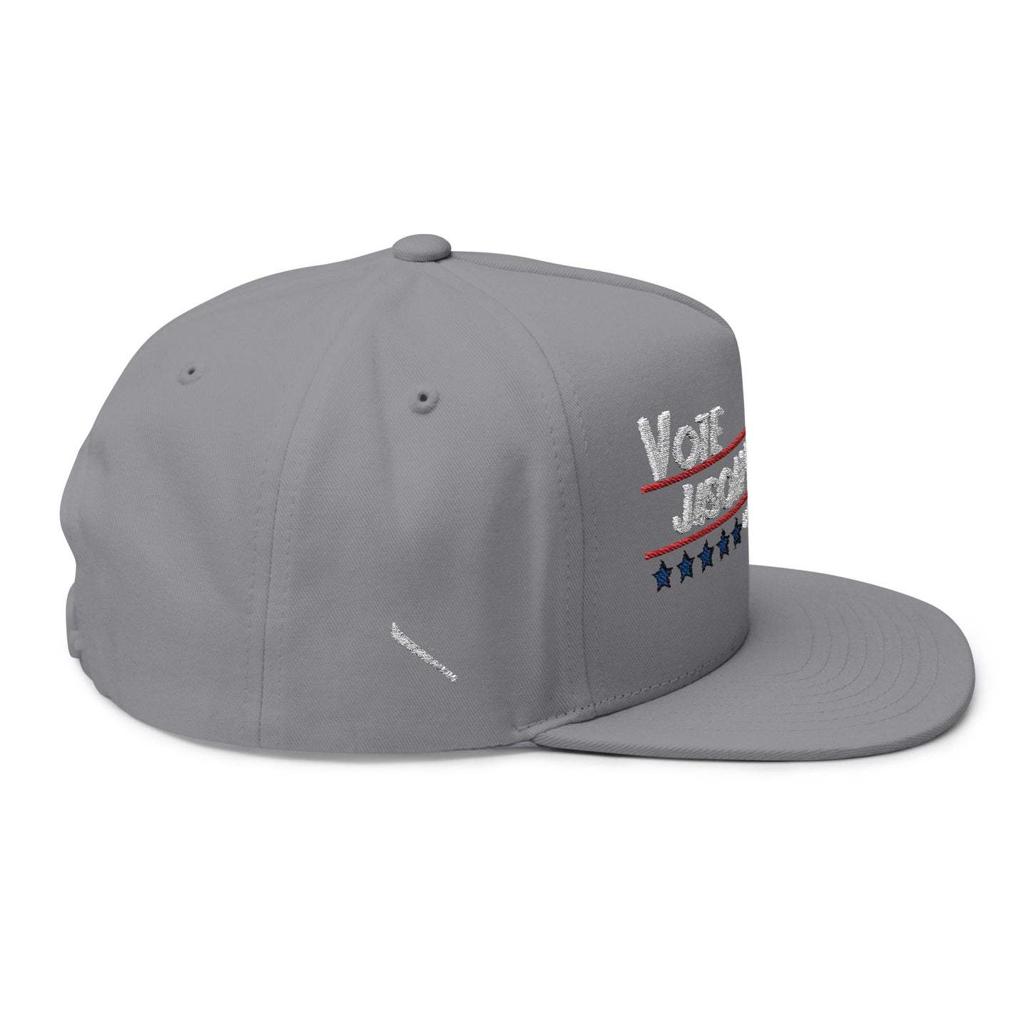 Vote Jason Voorhees Flat Bill Cap - Embroidered