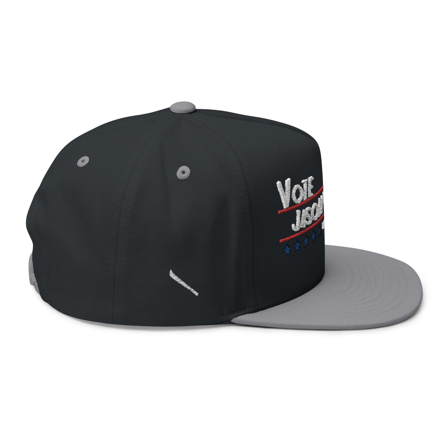 Vote Jason Voorhees Flat Bill Cap - Embroidered