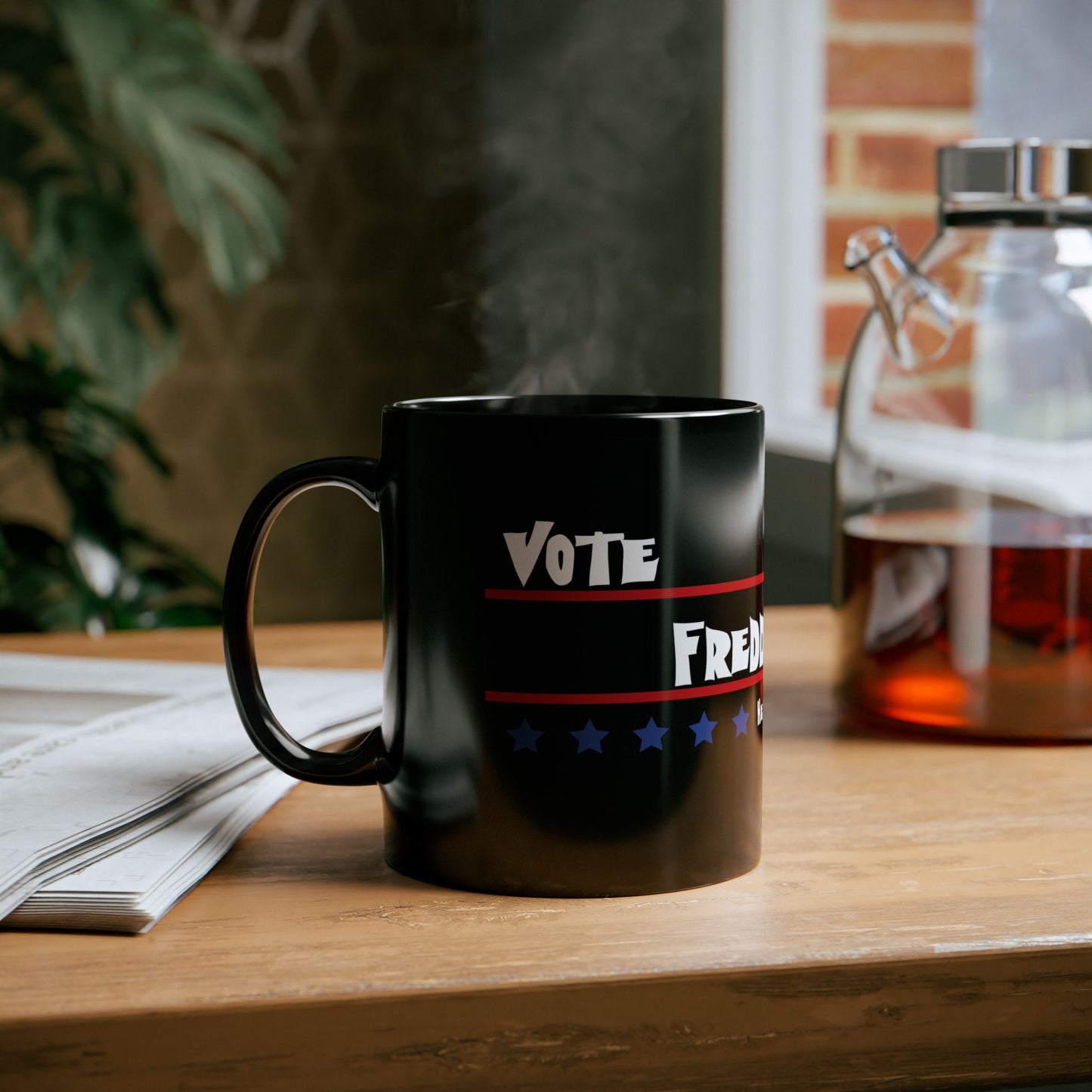Vote Freddy Krueger Black Mug (11oz, 15oz)