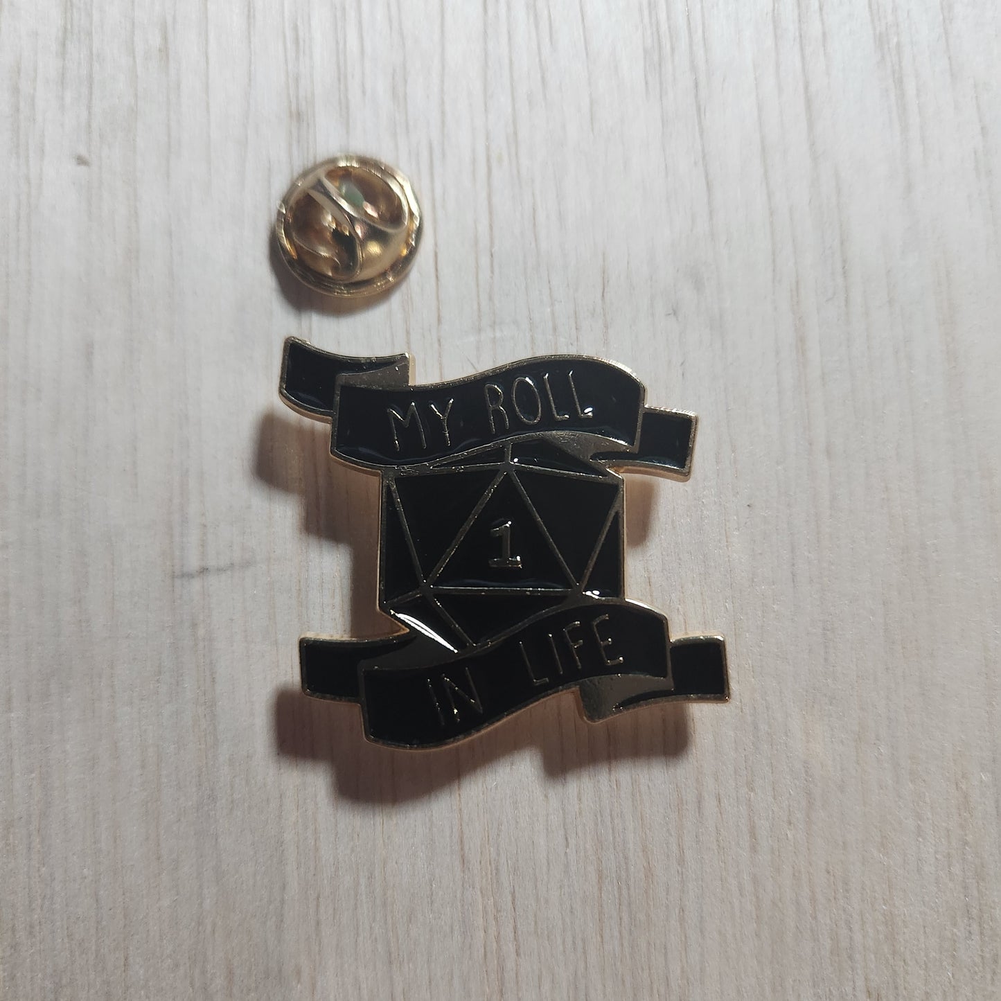 Roll 1 in Life Pin