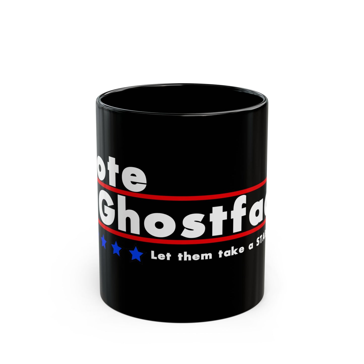 Vote Ghostface Black Mug (11oz, 15oz)