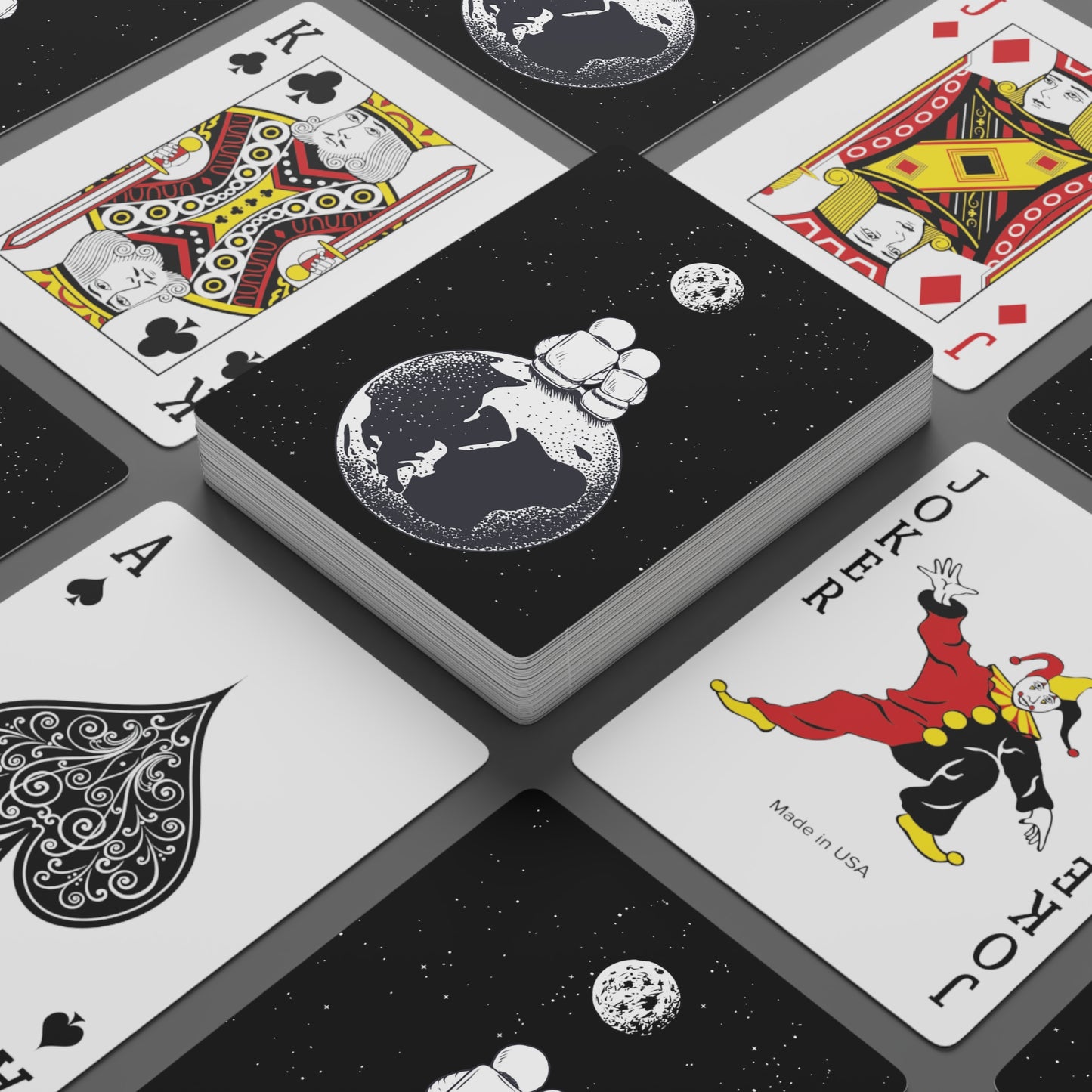 Together In Space Poker Cards
