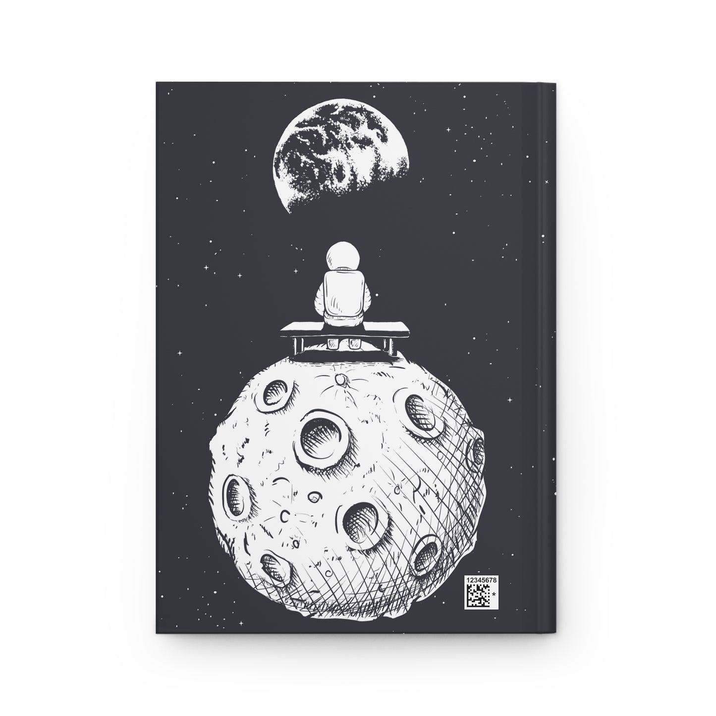 Alone In Space Hardcover Journal Matte