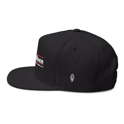 Vote Ghostface Flat Bill Cap - Embroidered