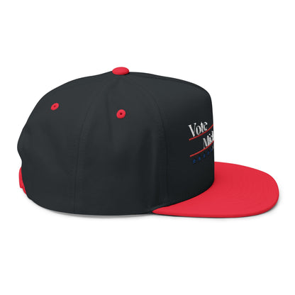 Vote Michael Myers Flat Bill Cap - Embroidered