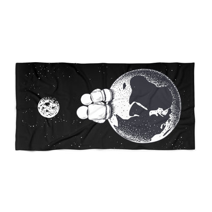 Together in Space Beach Towel