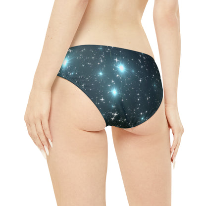 Starry Strappy Bikini Set (AOP)