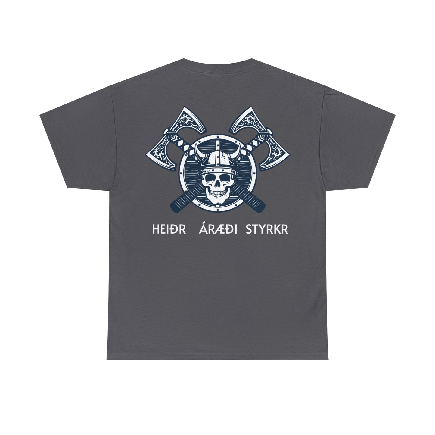 Honor, Courage, Strength (Old Norse) Heavy Cotton Tee