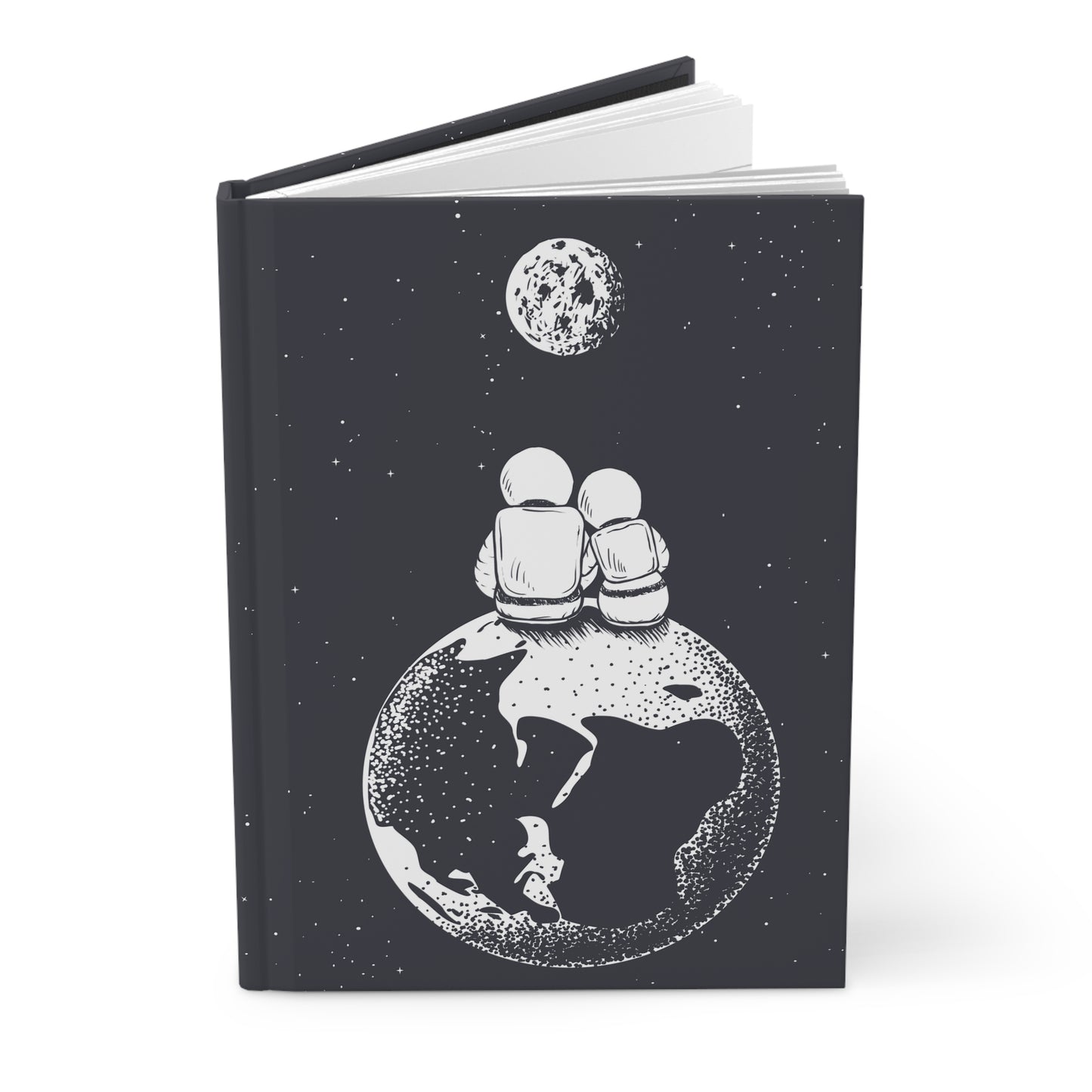 Together In Space Hardcover Journal Matte