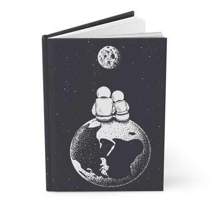 Together In Space Hardcover Journal Matte