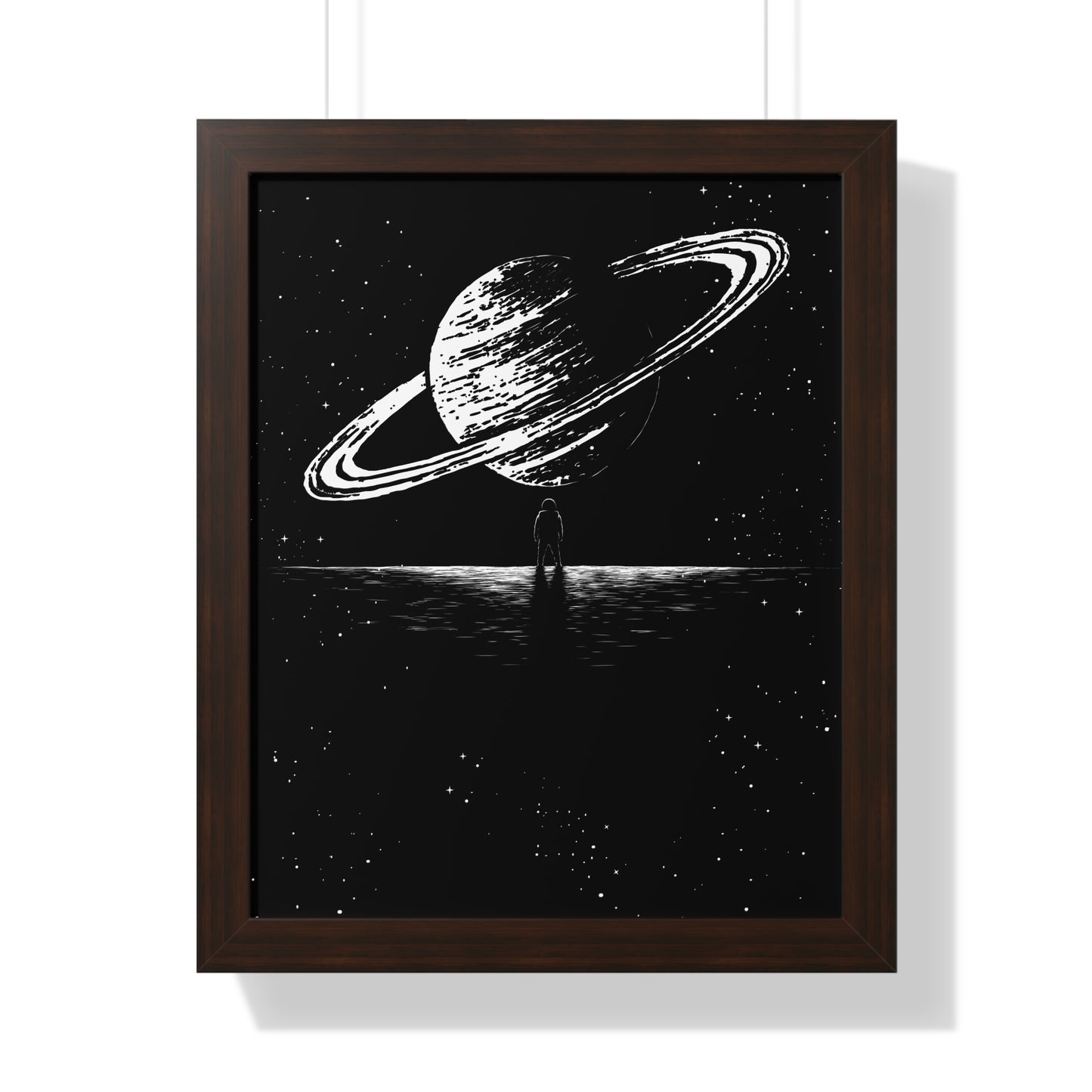 Saturn Gaze Art Print