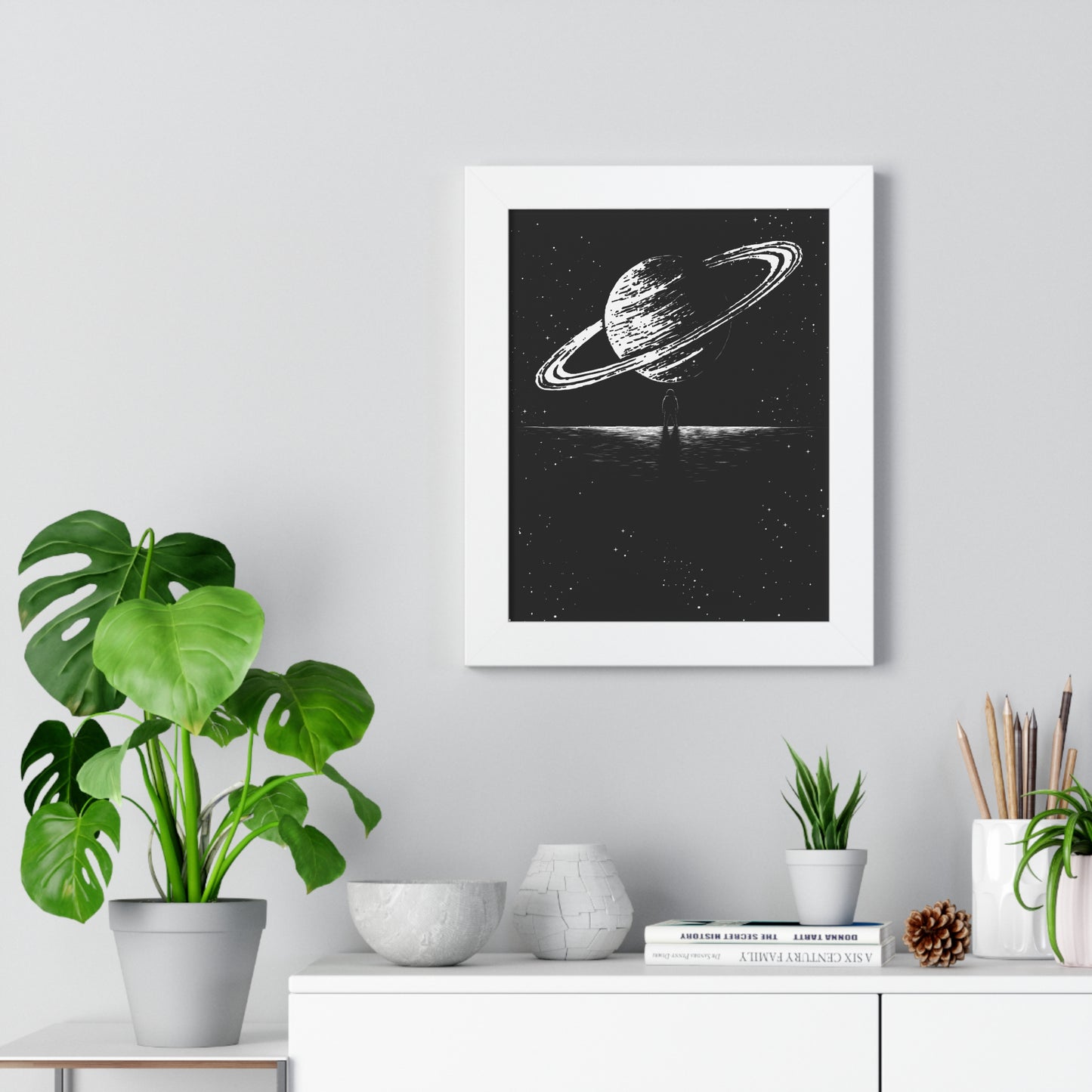 Saturn Gaze Art Print