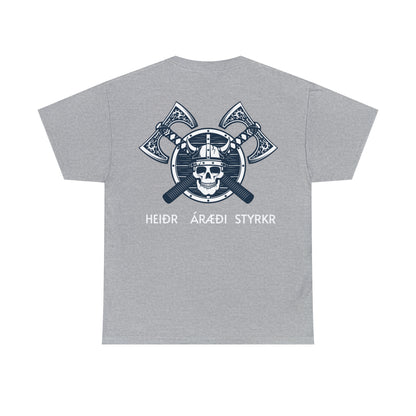 Honor, Courage, Strength (Old Norse) Heavy Cotton Tee