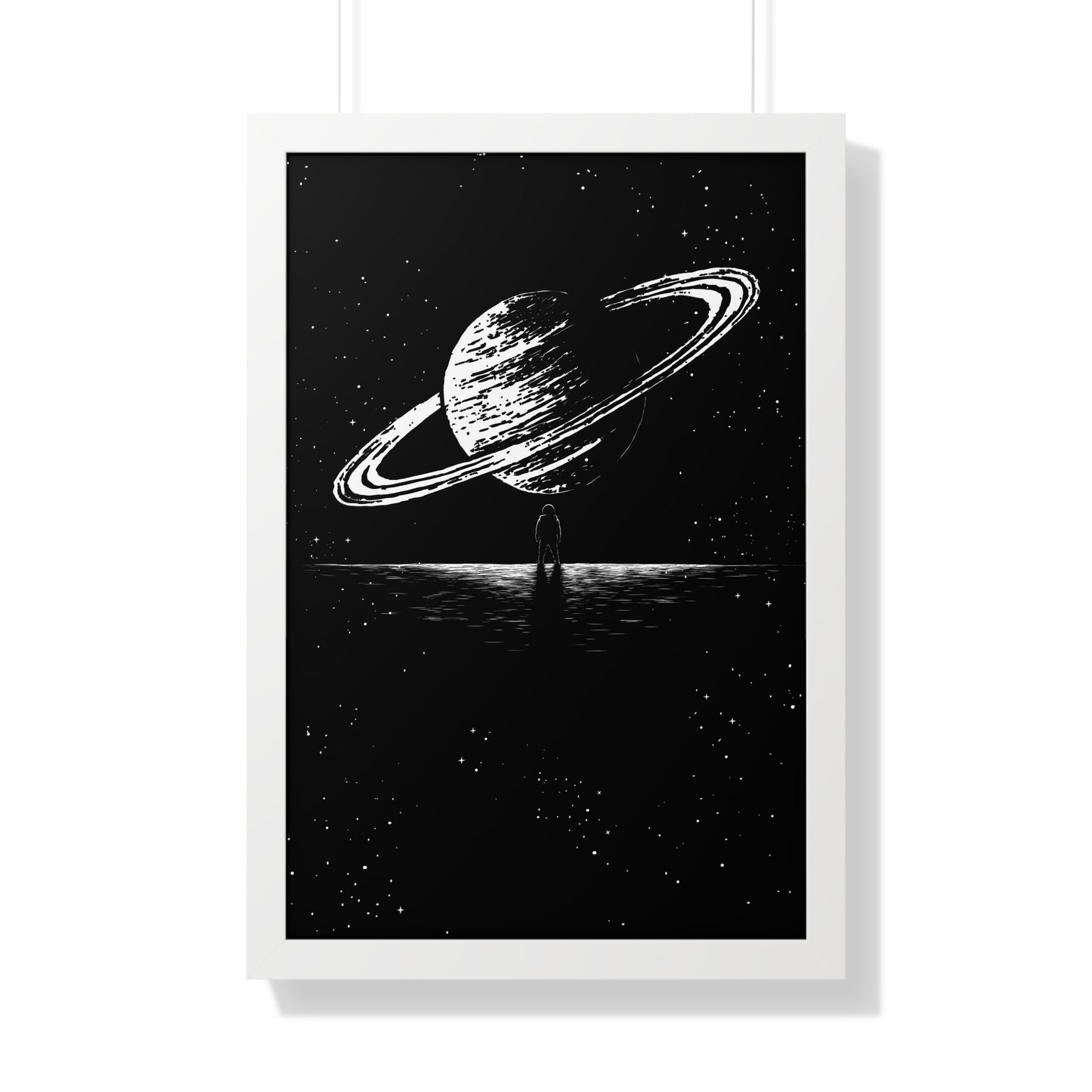 Saturn Gaze Art Print