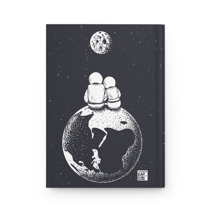 Together In Space Hardcover Journal Matte