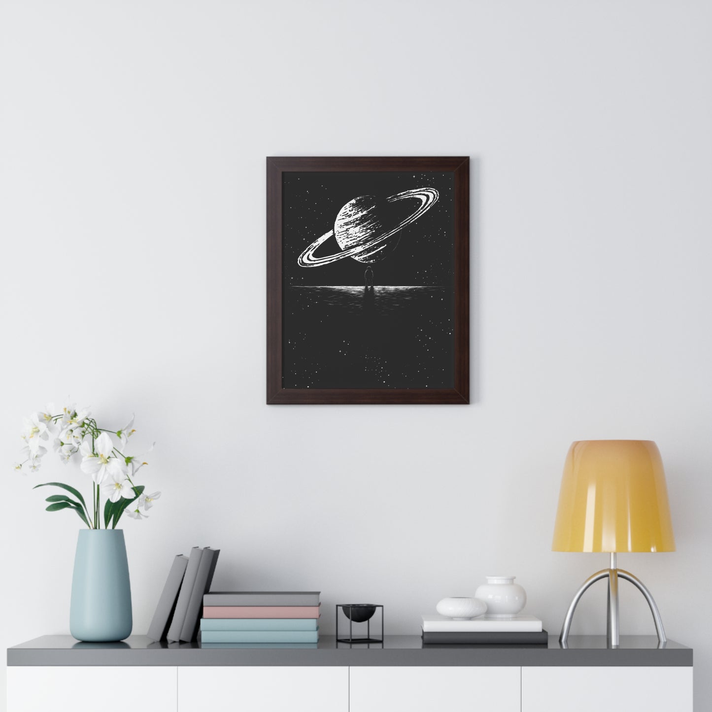 Saturn Gaze Art Print