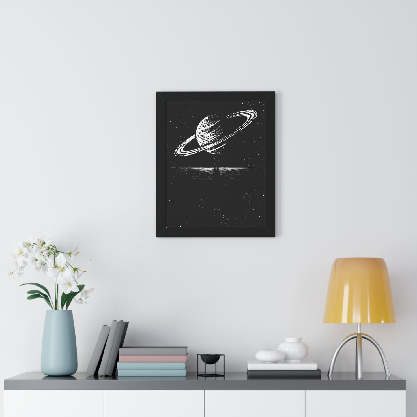 Saturn Gaze Art Print