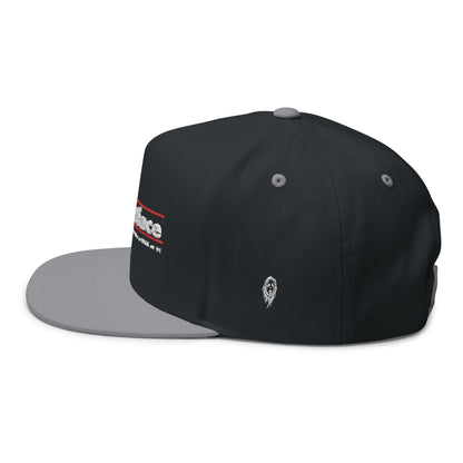 Vote Ghostface Flat Bill Cap - Embroidered