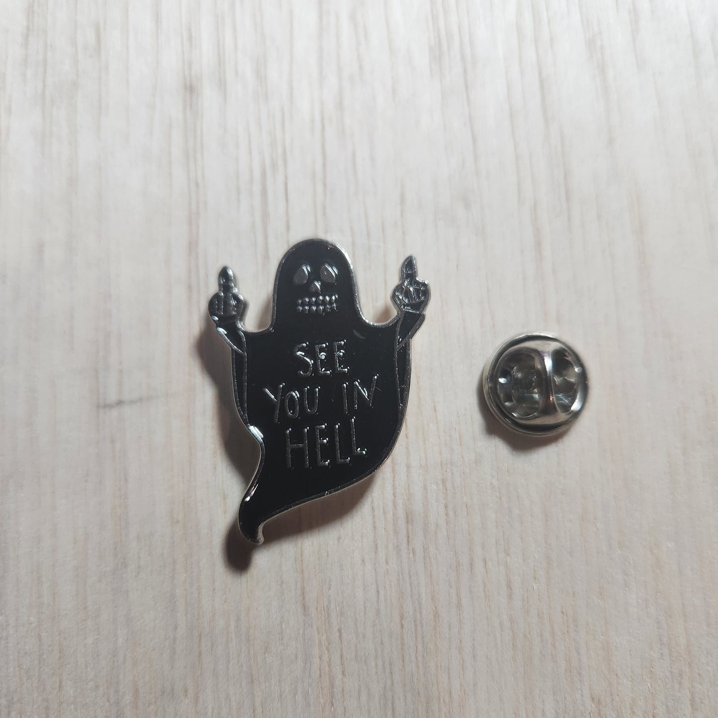 See You In Hell Pin