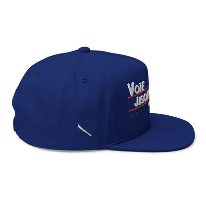 Vote Jason Voorhees Flat Bill Cap - Embroidered