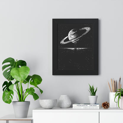 Saturn Gaze Art Print