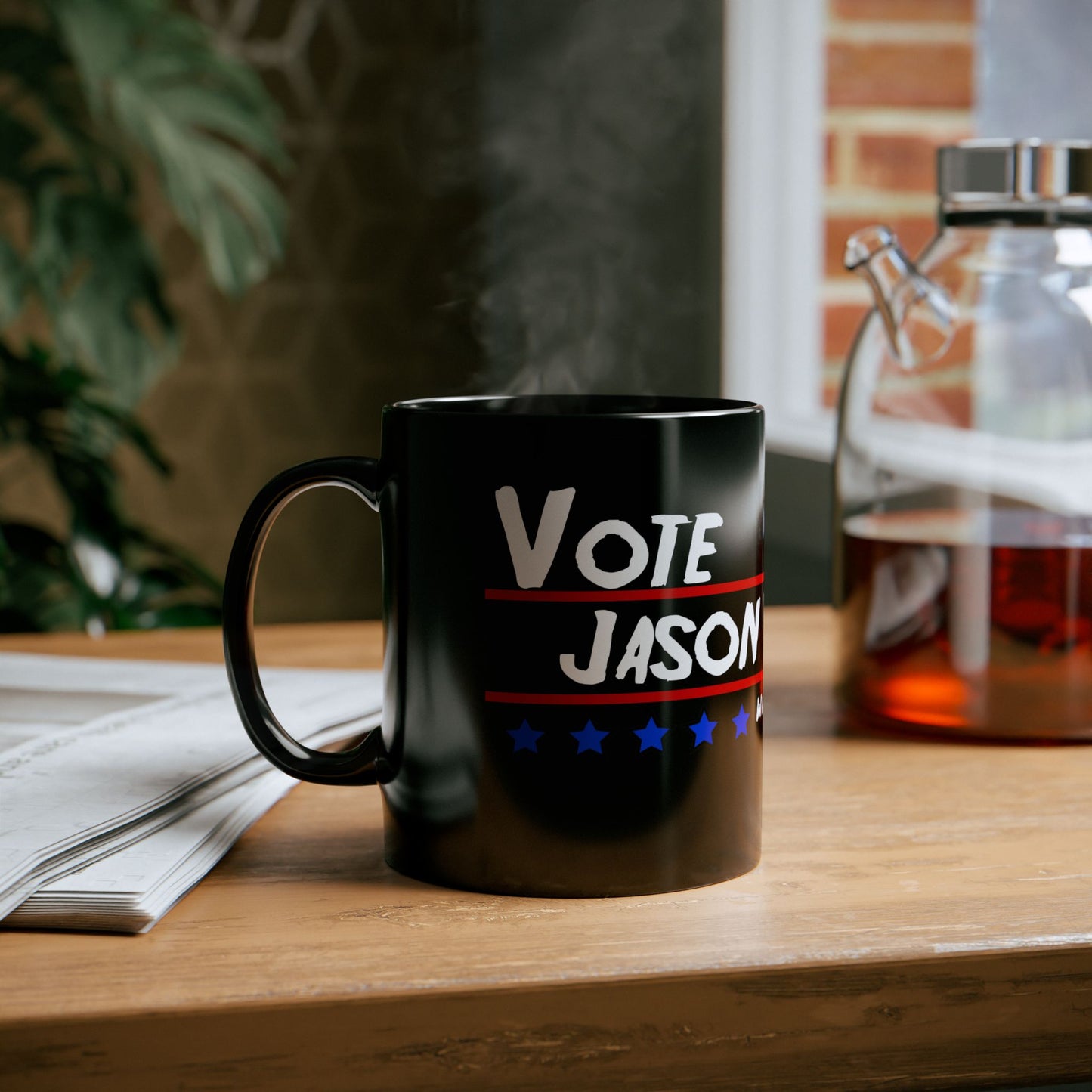 Vote Jason Voorhees Black Mug (11oz, 15oz)