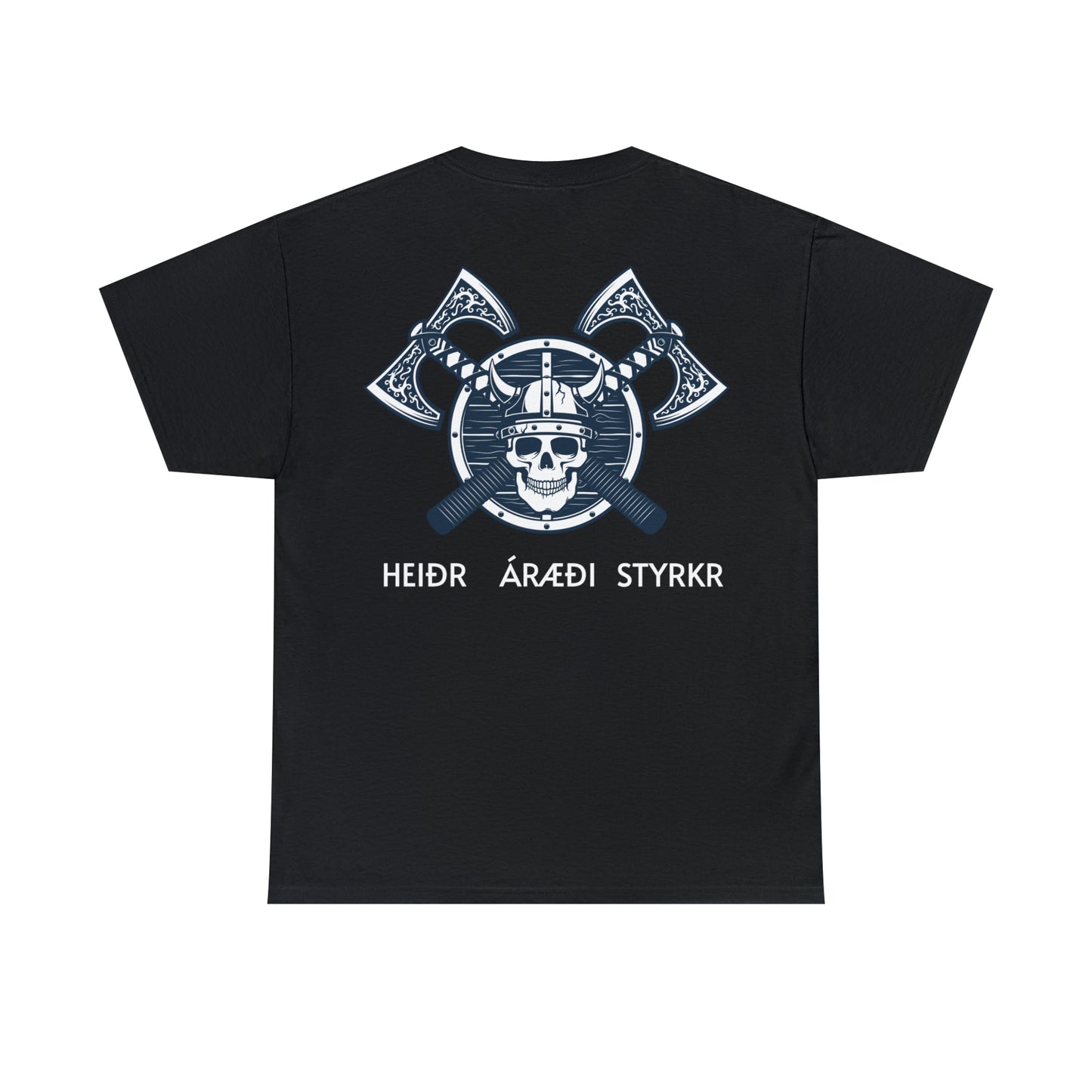 Honor, Courage, Strength (Old Norse) Heavy Cotton Tee