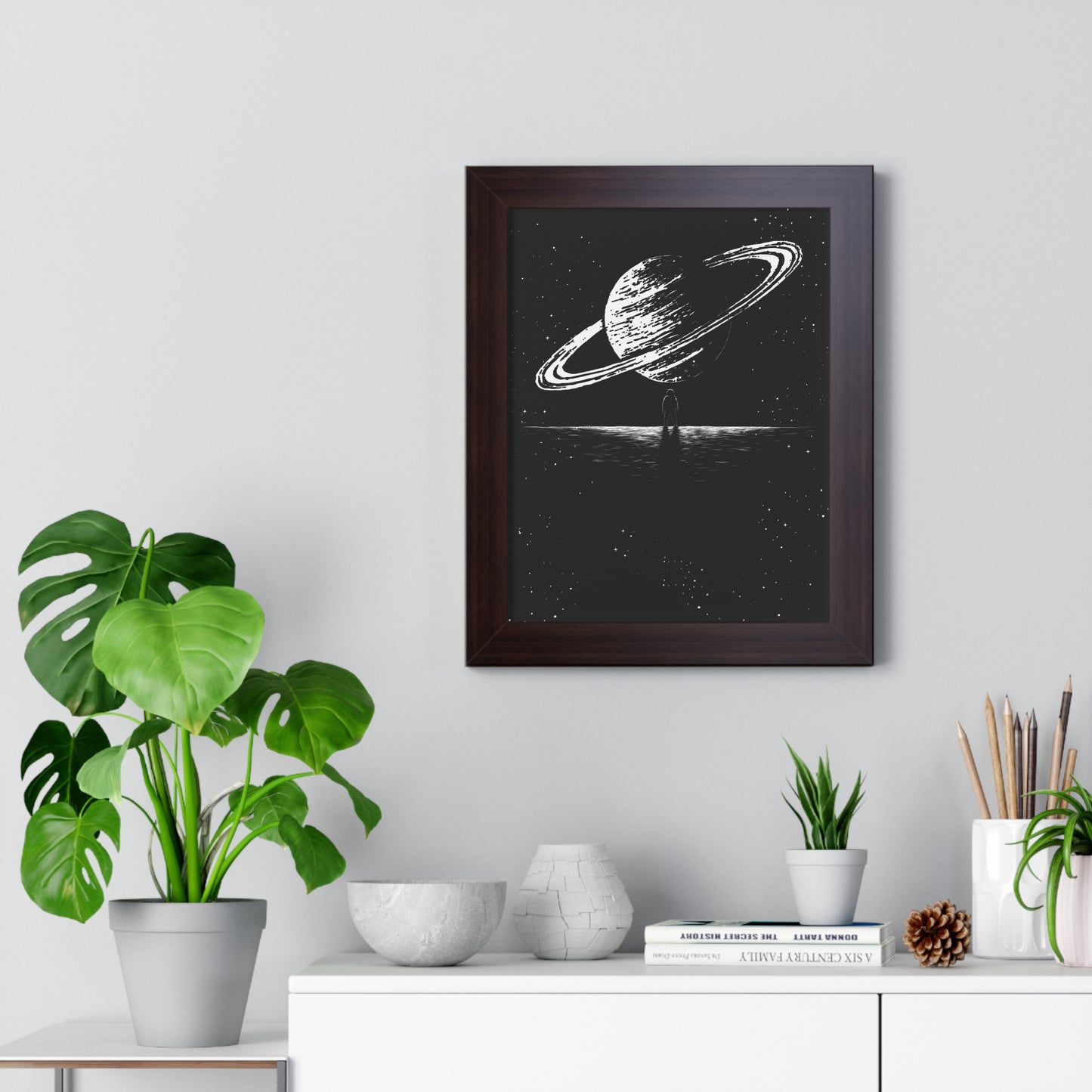 Saturn Gaze Art Print