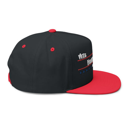 Vote Freddy Krueger Flat Bill Cap - Embroidered