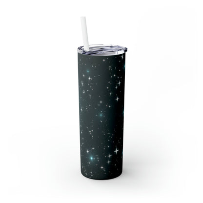 Starry Tumbler with Straw, 20oz