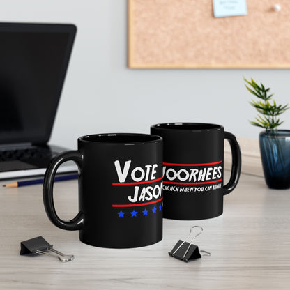 Vote Jason Voorhees Black Mug (11oz, 15oz)
