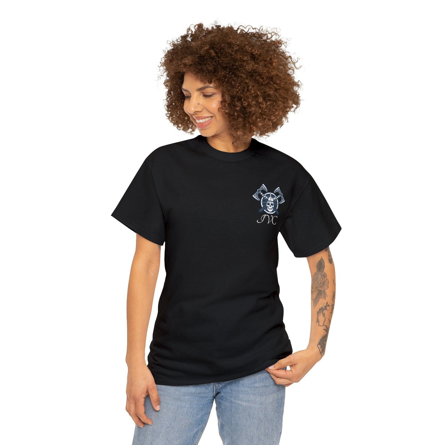 Honor, Courage, Strength (Old Norse) Heavy Cotton Tee