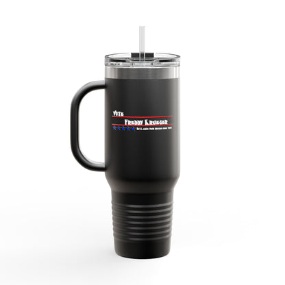 Vote Freddy Krueger Insulated Travel Mug - 40oz