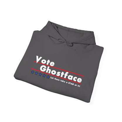 Vote Ghostface Hoodie - Unisex Heavy Blend™ Sweatshirt