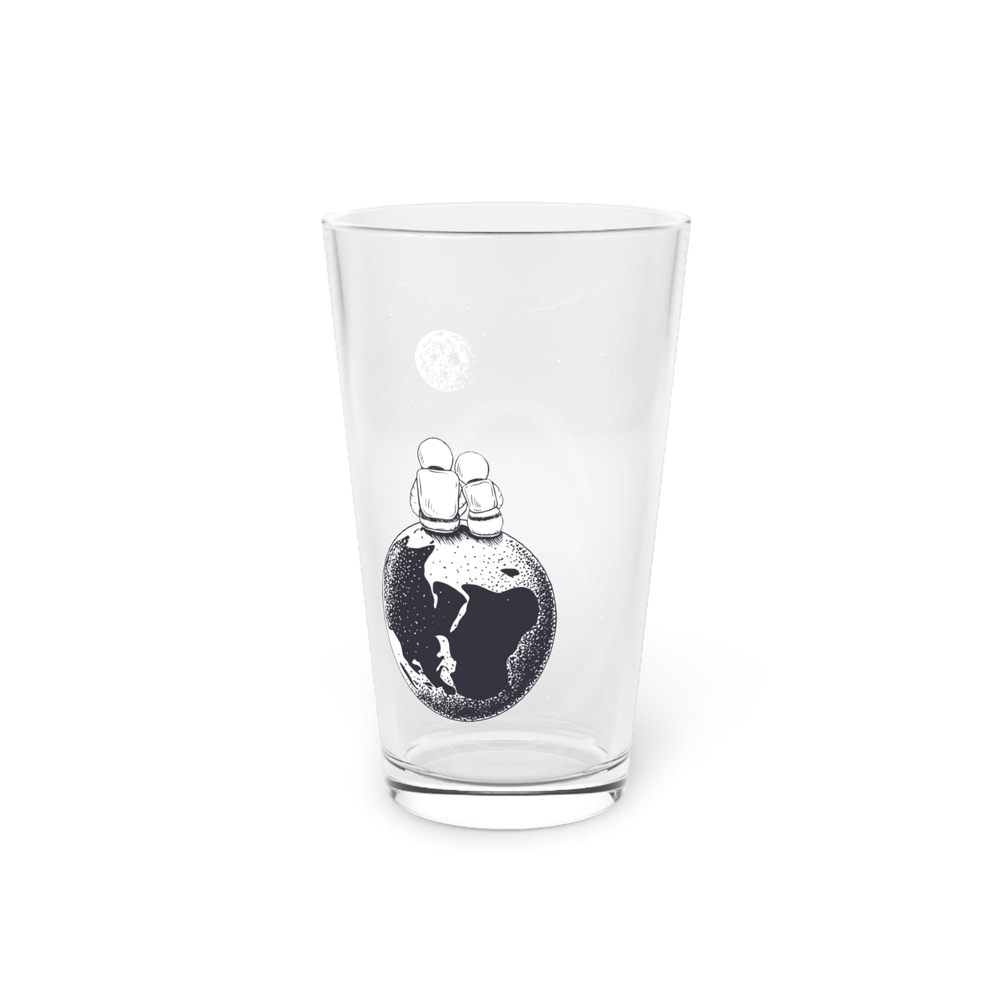Together in Space Pint Glass, 16oz
