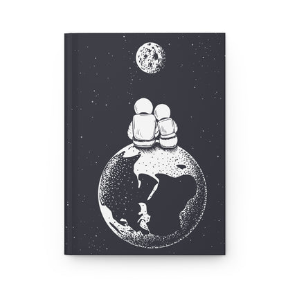 Together In Space Hardcover Journal Matte