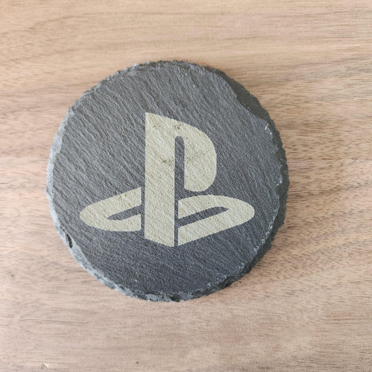 PlayStation Logo Slate Coaster